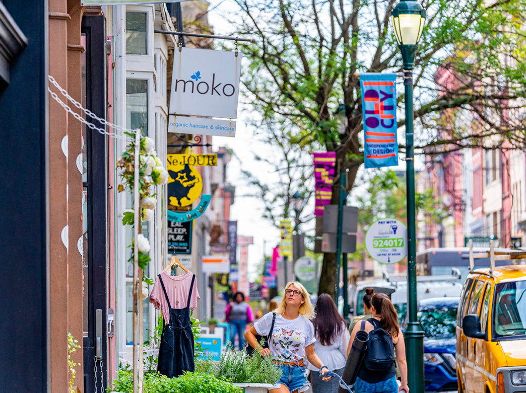 Second and Third Streets in Old City