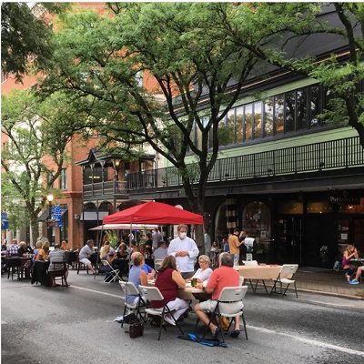 Kennett Square Reopens Part of State Street as an Open-Air Marketplace